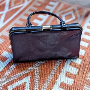 Vintage Doctor Pocketbook Bag Top Handle Navy 60s style mod retro